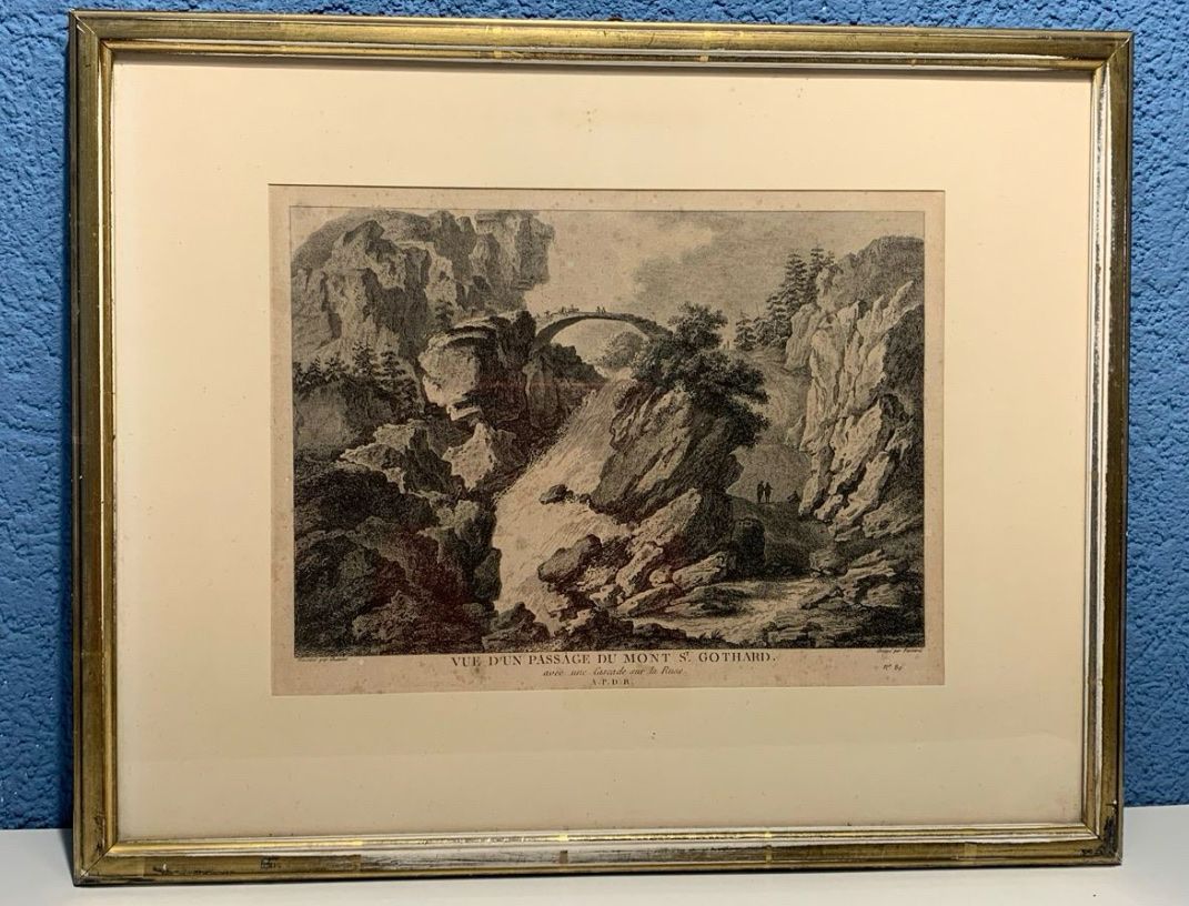 Vue d’un passage du Mont St-Gothard